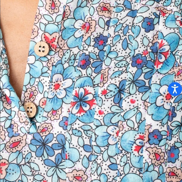 Warm NY June Liberty Fabric Floral Dress - Picture 11 of 11